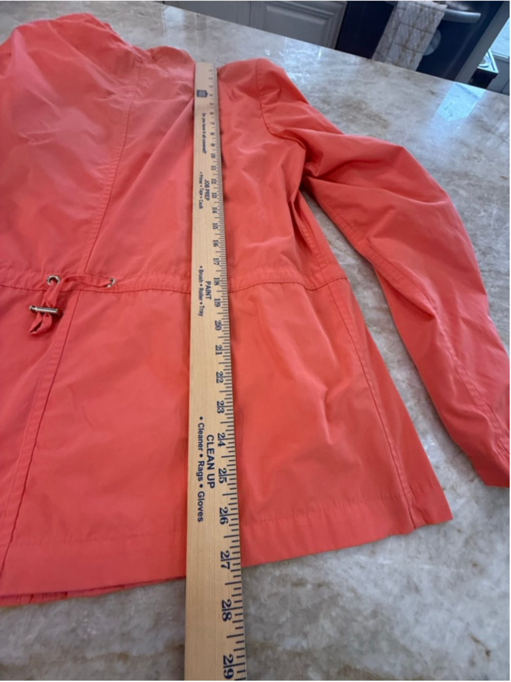 Lafayette 148 New York Coral rain wind breaker hooded Jacket Size L - Picture 14 of 14